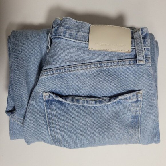 Citizens of Humanity Paloma Baggy Wide Leg Jeans Size 25 Chalice Blue High Rise - Picture 9 of 9
